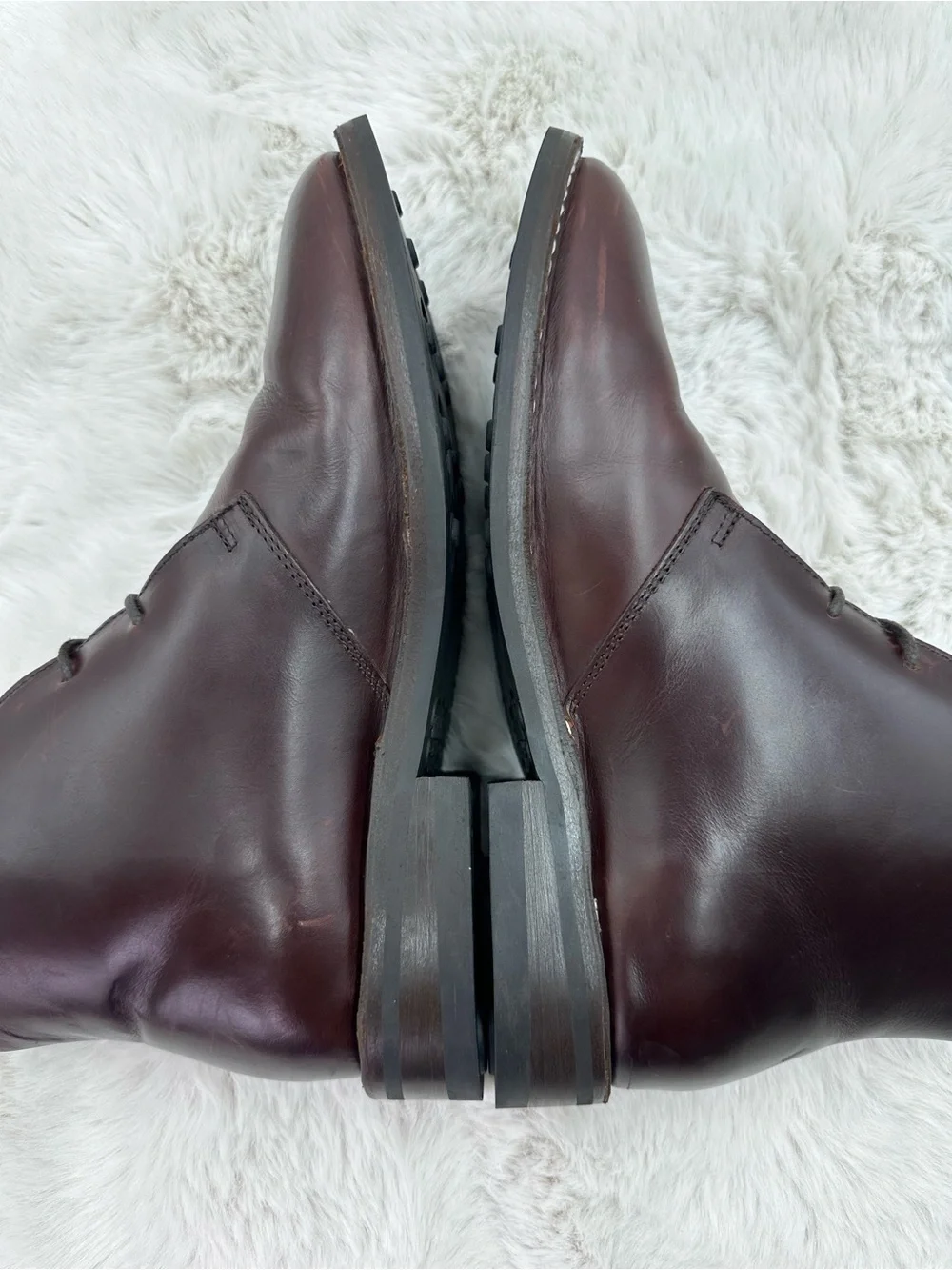 Thursday Brown Scout Chukka Boots in burgundy leather men’s 7.5